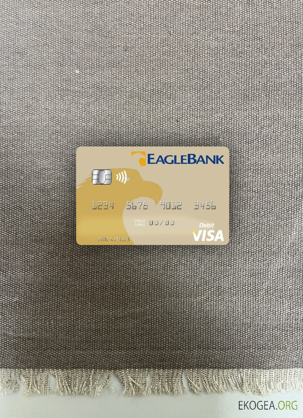 Nauru Eagle Bank Inc carte de débit visa photolook avant